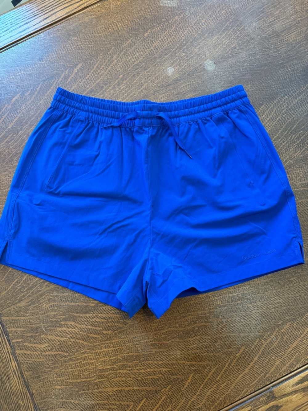NWOT Outdoor Voices Doing Things 2.5” Shorts - OV Blue - Medium